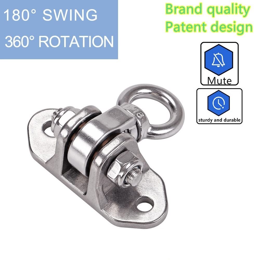 Yyiwhmy ceiling mount hook showing quiet, smooth operation from bearing design.