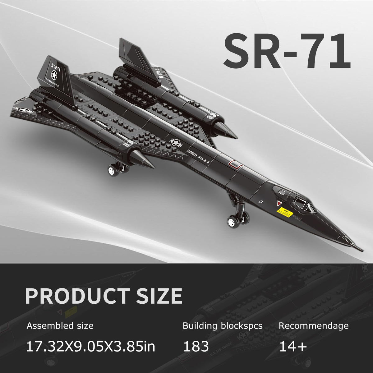 YYKNGYI SR-71 gift-pack image highlights versatile gifting for builders and collectors.