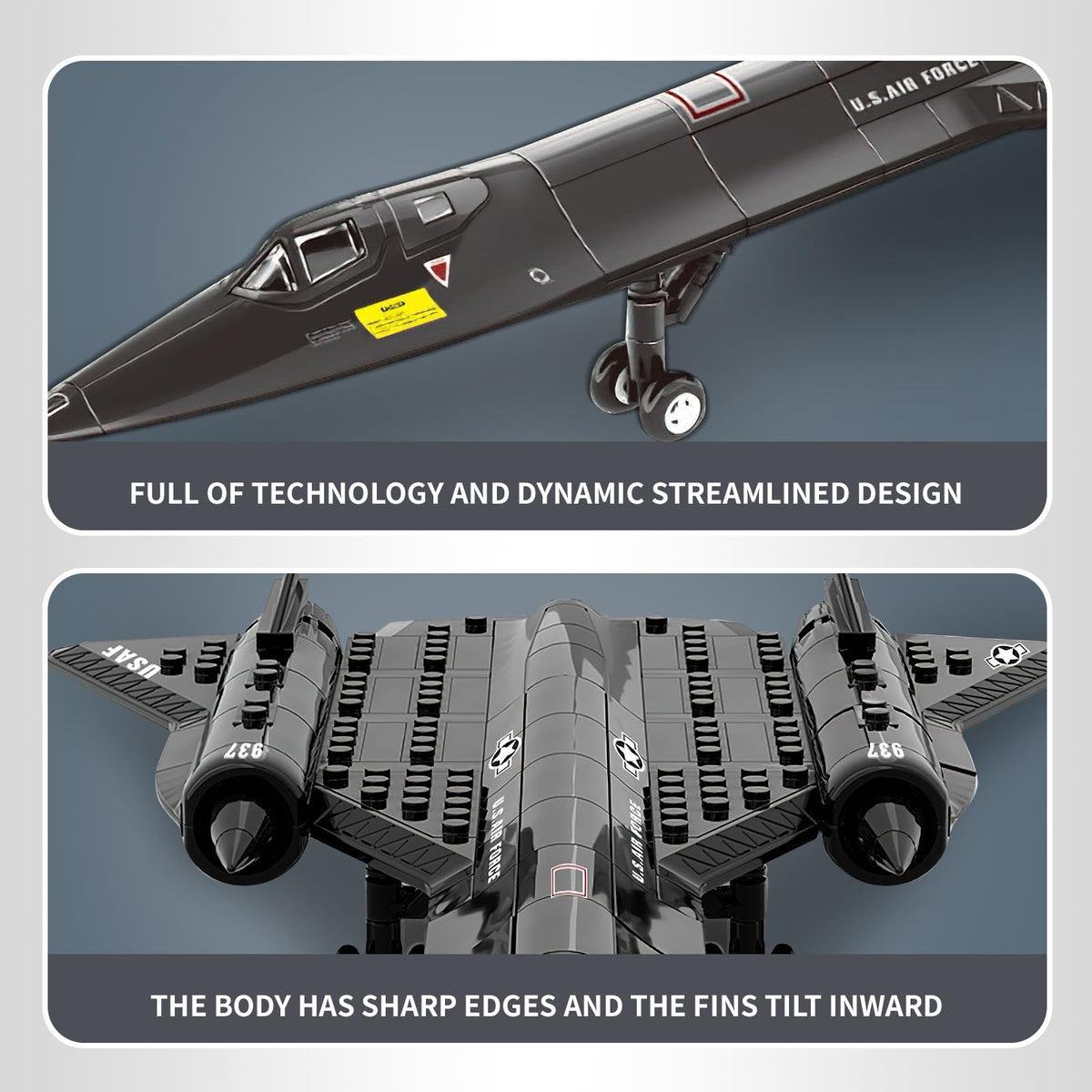 YYKNGYI SR-71 wheels and propellers image emphasizes smooth rolling motion.