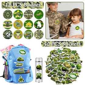 YYMYMGJ army badges for recognition and rewards at parties