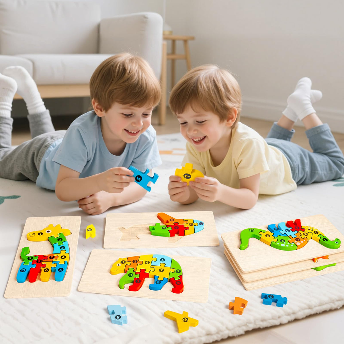 YySiRui airplane puzzle featuring a vehicle theme for cognitive mapping
