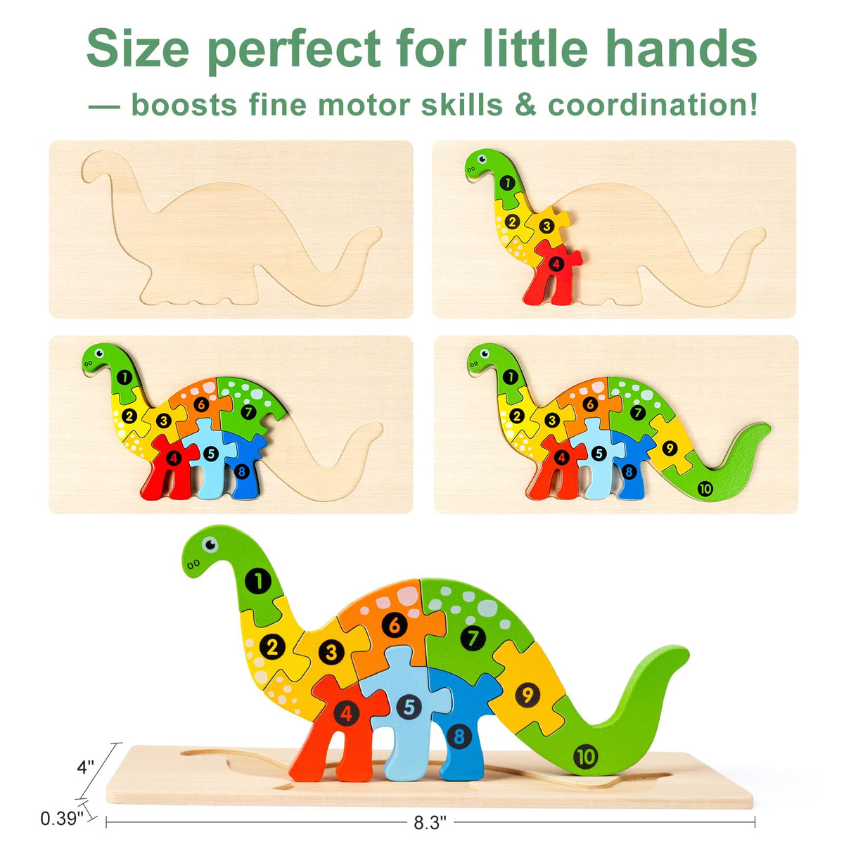 YySiRui giraffe puzzle aiding early color recognition and hand-eye coordination