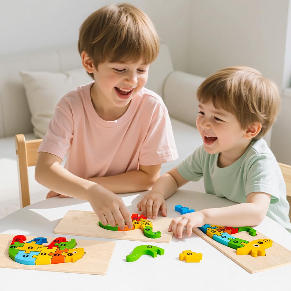 YySiRui police car puzzle with safe finish for curious toddlers