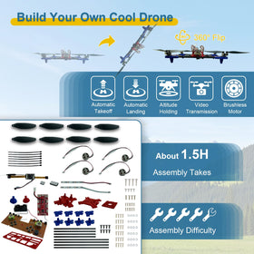 YYSOLDERIC dual-camera setup provides real-time flight visuals