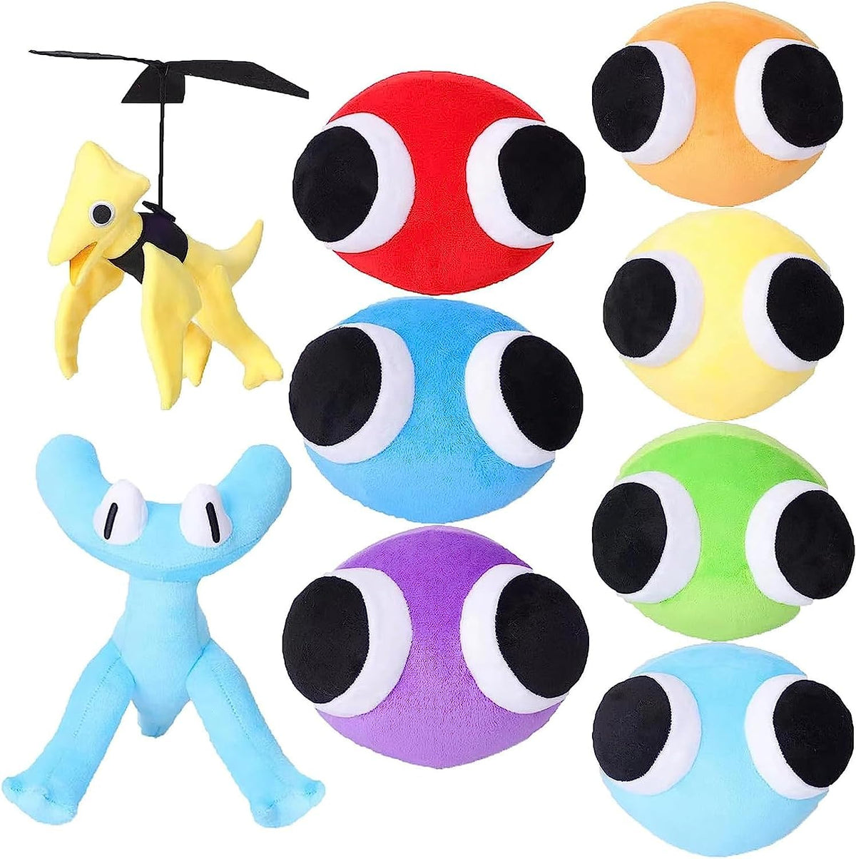 YZONU Friends plush doll with cute face expression, a comforting desk companion for fans