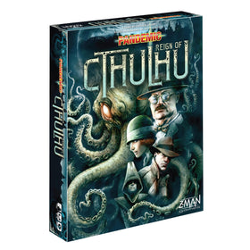 Z-Man Games' Pandemic Reign of Cthulhu investigators figures for immersive cooperative play.