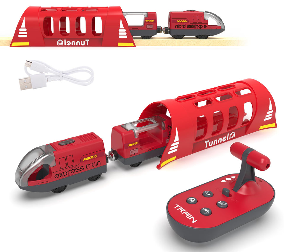 Z MAYABBO locomotive remote control train for engaging wooden-track play