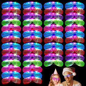 Zaaaslsm LED glasses glow for party use and visibility.