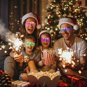 Zaaaslsm glow glasses sparkle at birthdays and Halloween events.