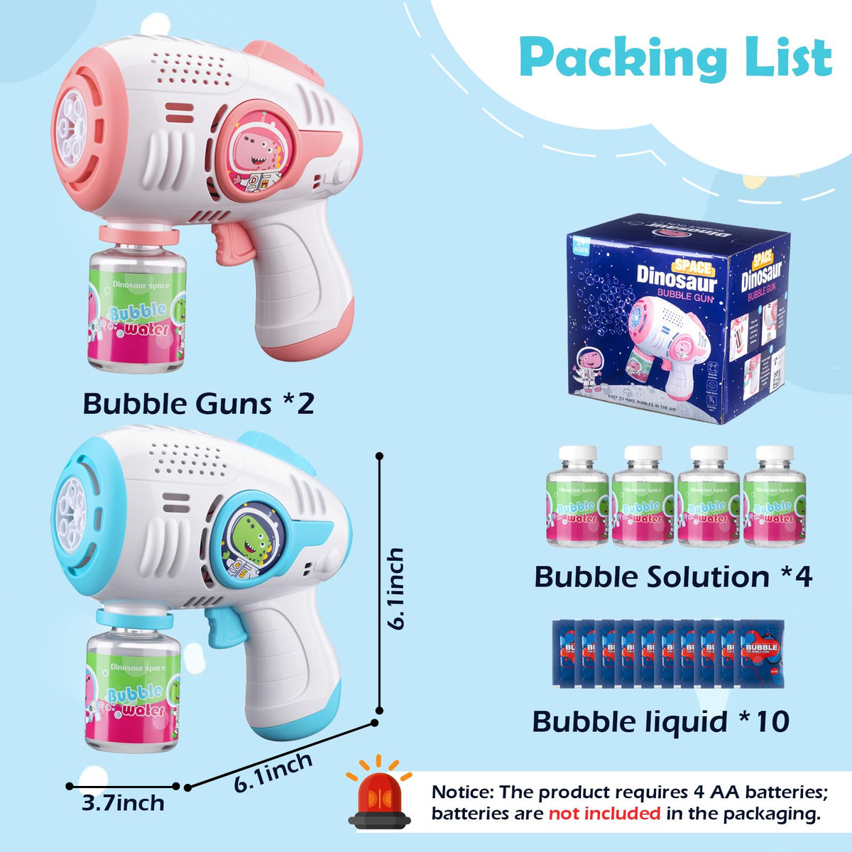 ZACEAC bubble blaster ideal for parties, beach days, and backyard fun