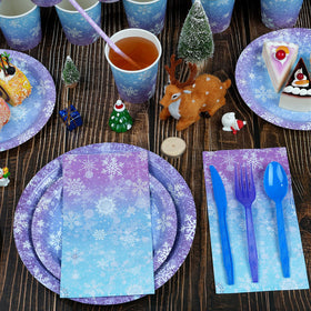 Zachely winter snowflake cups 9oz suitable for beverages