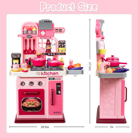 Zaddgiuuy pink kitchen playset with accessories for shared imaginative learning.
