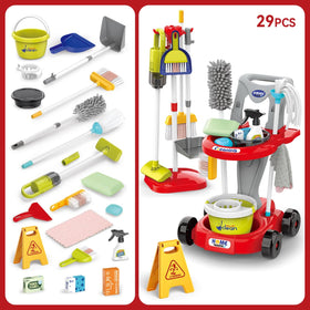 Zaddgiuuy Toddler Cleaning Set broom and dustpan encourage hands-on organization and cooperative play.