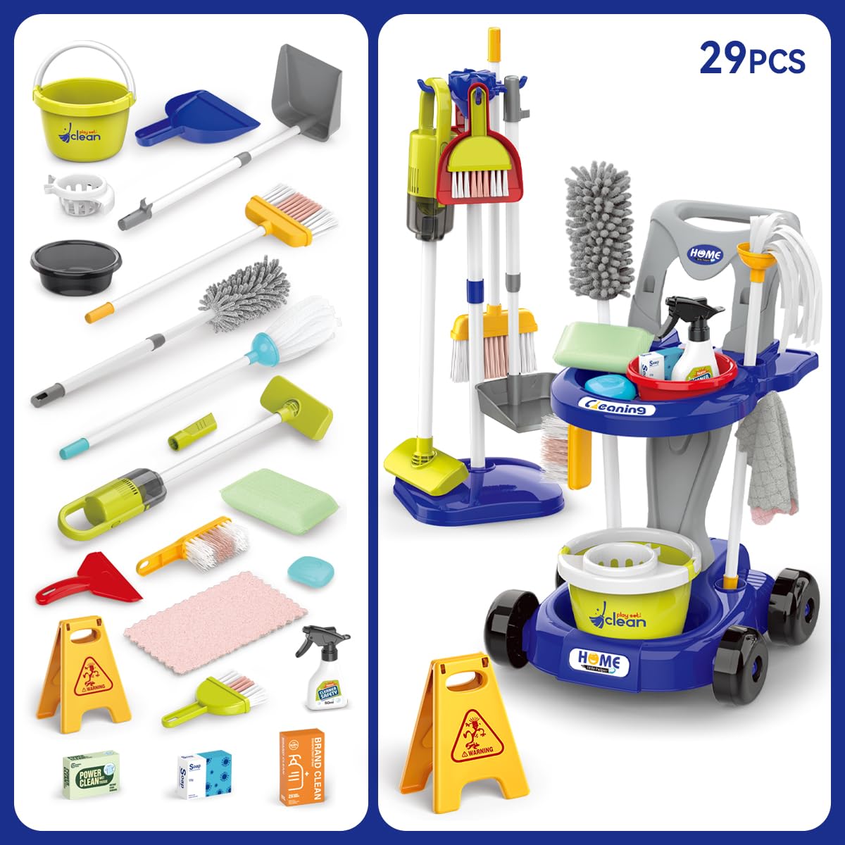 Zaddgiuuy toddler cleaning set broom for hands-on practice