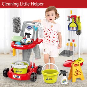 Zaddgiuuy Toddler Cleaning Set perfectly sized for little hands and easy cleanup tasks.