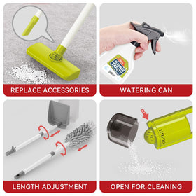 Zaddgiuuy Toddler Cleaning Set storage unit promotes tidy habits and organized play.