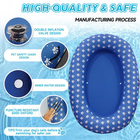 Zaichare foldable dog float, compact for travel and storage.