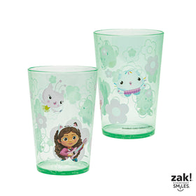 Zak Designs Gabby dollhouse nesting pack image highlights space saving cups
