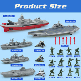 ZAKVENFUN army men figures arranged for imaginative role-play adventures.