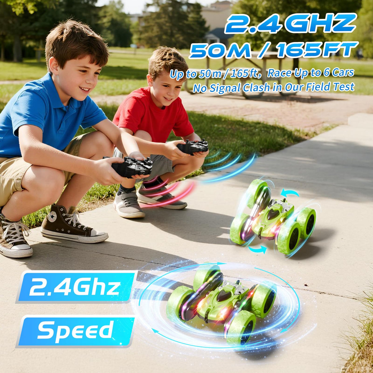 Zalneo ergonomic 2.4 GHz controller fits small hands for precise control.