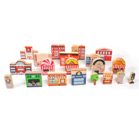 Zany Trains library building invites quiet reading corners in play.