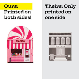 Zany Trains school building boosts storytelling and pretend learning during playtime.