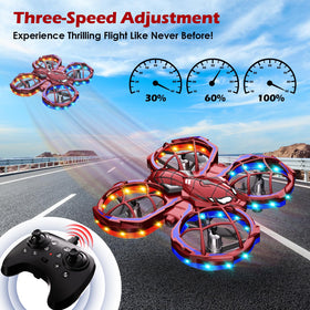 Zappyway Spider Mini Drone with 3 speed modes adapts to skill level.