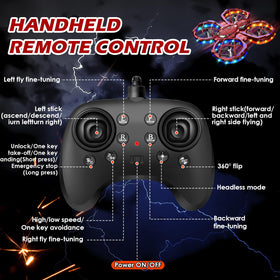 Zappyway Spider Mini Drone gift box presents a ready-to-play set for birthdays.