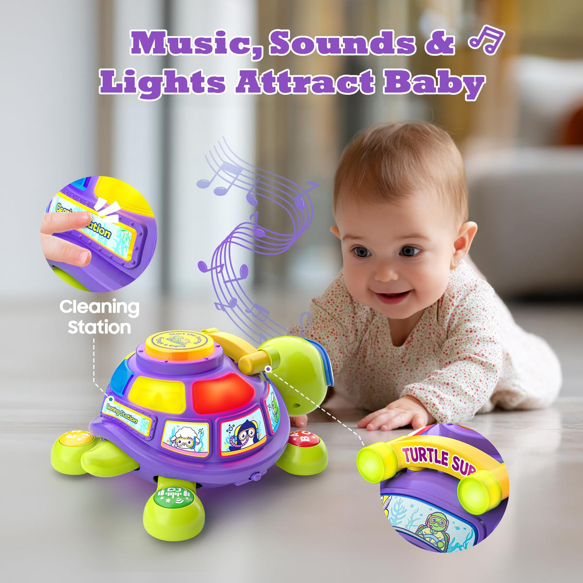 Zardali light-up music and lights capturing attention and supporting focus