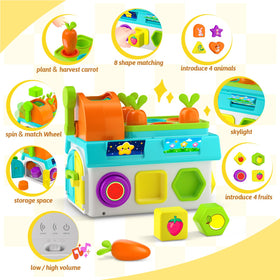 Zardali puzzle-learn-panel helps color and shape recognition during play.