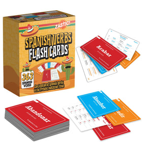 Zastic! 363 Spanish Verbs flash cards cover image for on-the-go study