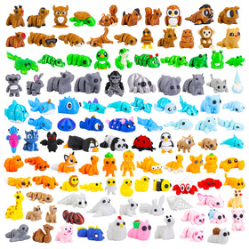 Zaviroxel 150pcs mini animals set for classroom sharing and creative play.