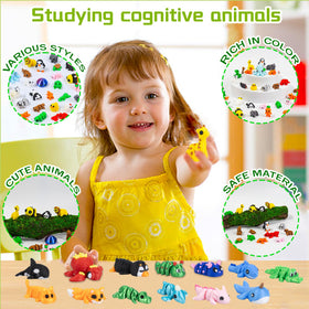 Zaviroxel durable mini animal toys designed for repeated use.
