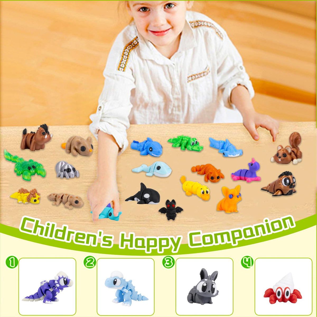 Zaviroxel small animal figures ideal for easy collection and trading.