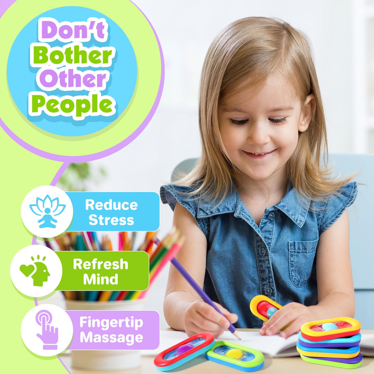 ZaxiDeel calming tool for kids and adults, portable for breaks