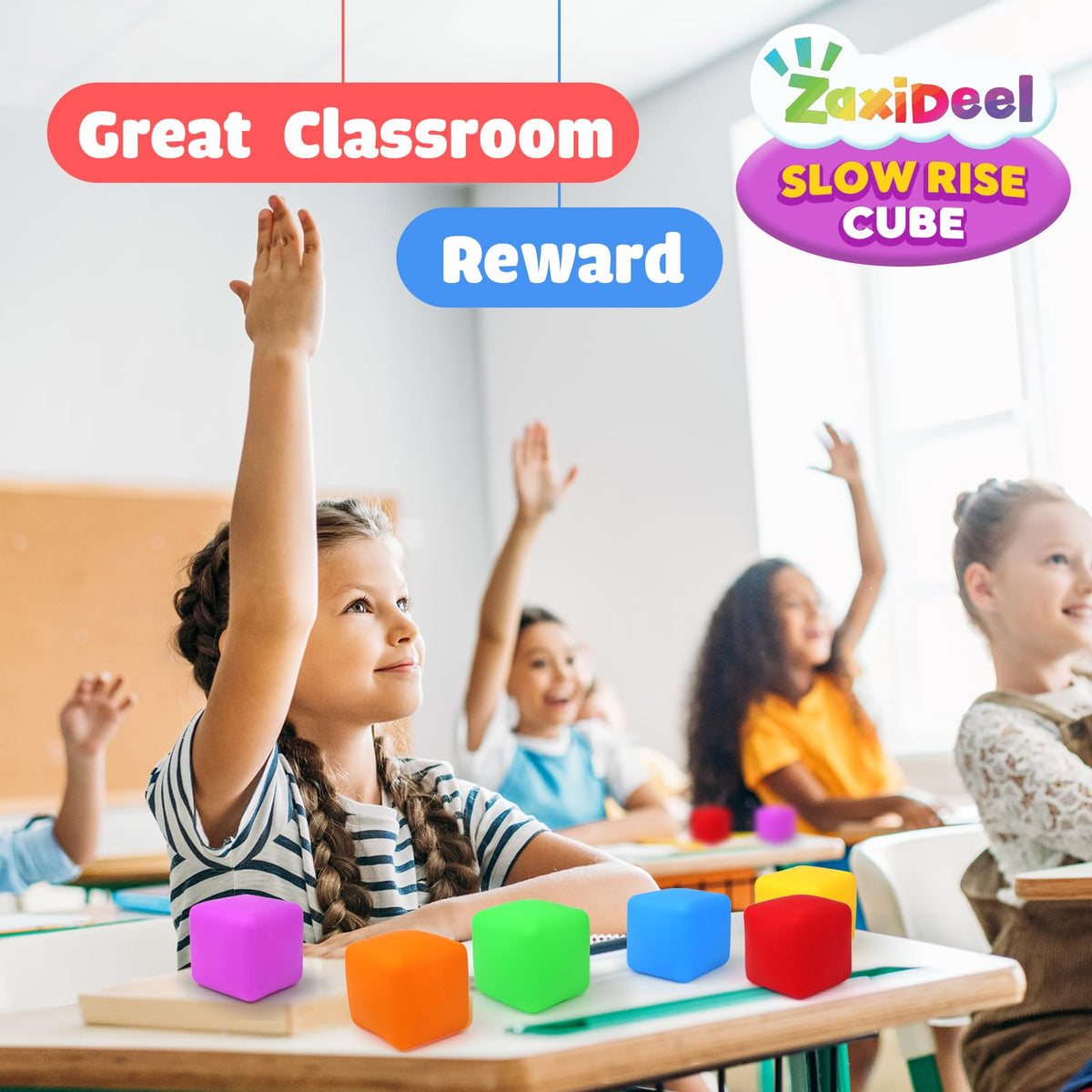 ZaxiDeel classroom prizes stress toys boost classroom engagement and rewards.