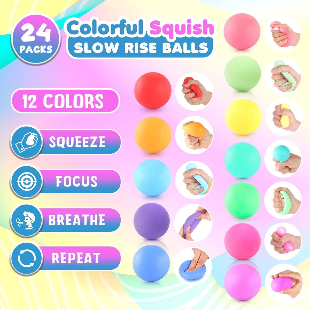 ZaxiDeel classroom stress-relief ball in use for focus.
