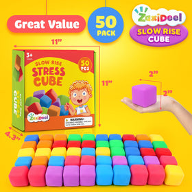 ZaxiDeel durable slow-rise dough cubes keep their shape after many squeezes.
