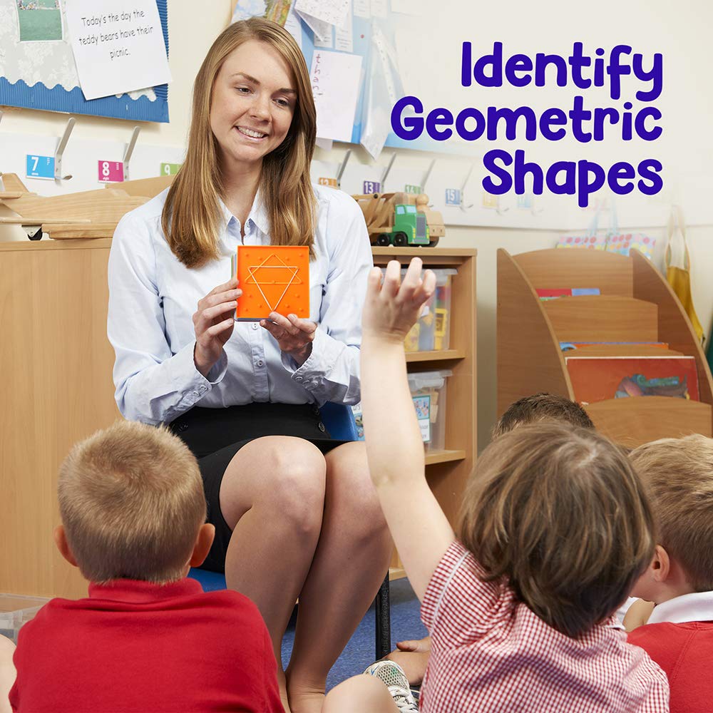 ZaxiDeel geoboard fosters creative patterning and fine motor skills during play