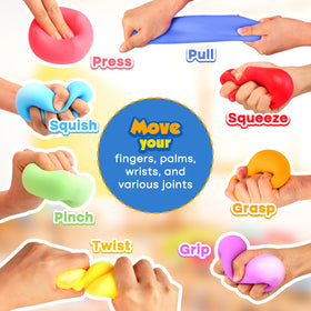 ZaxiDeel high-density dough slow-rebound cubes for calming squeeze.