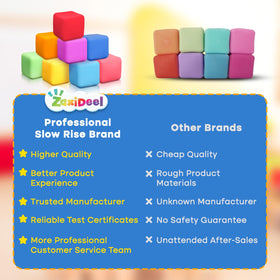 ZaxiDeel portable sensory stress cubes for on-the-go use.