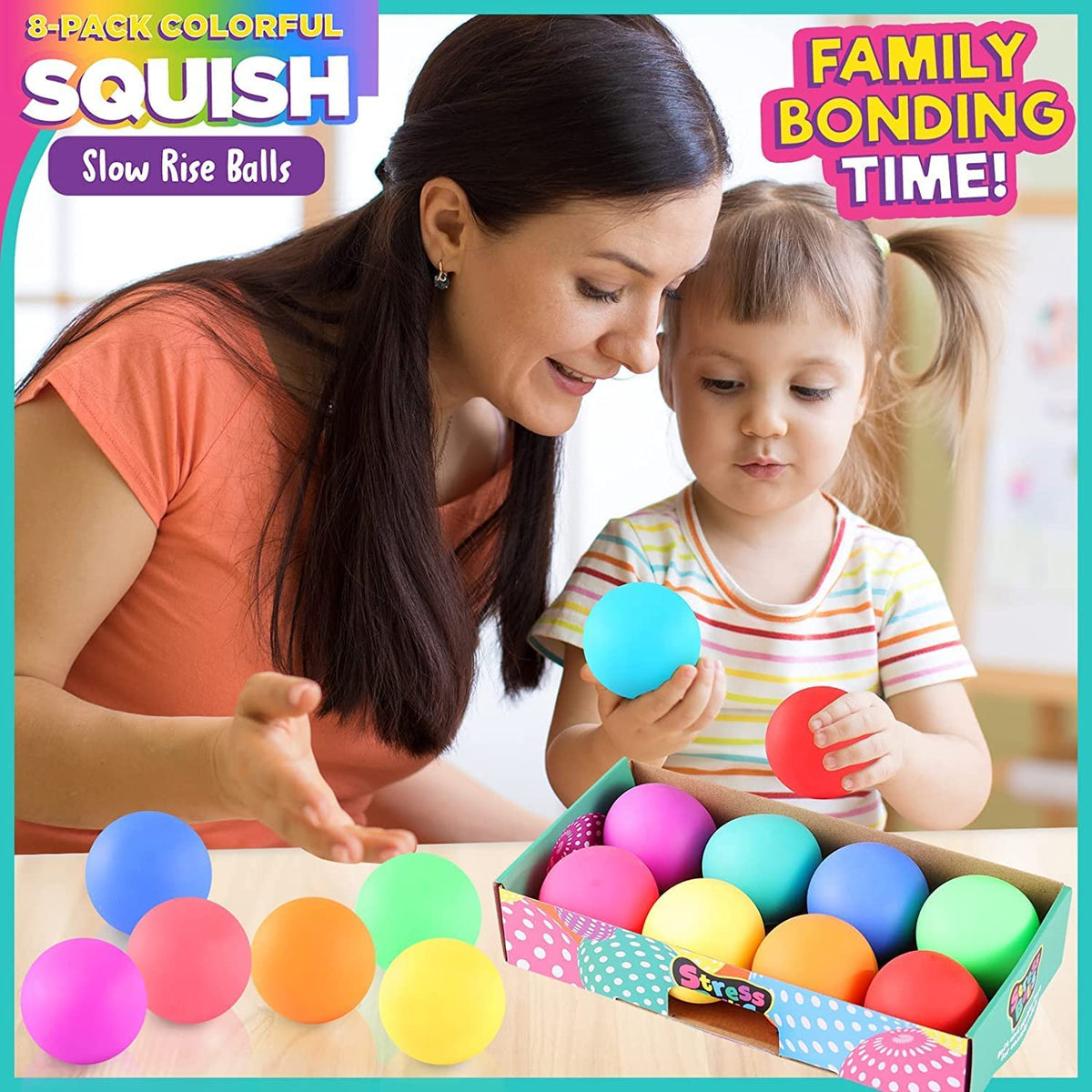 ZaxiDeel slow-rise stress ball in pink aids quick, calming moments on the go