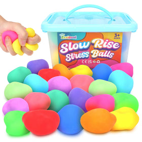 ZaxiDeel squishy stress balls collection in bright colors for sensory relief