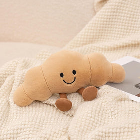 Zaxqerm croissant plush gift-ready packaging, ideal for birthdays.
