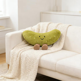 Close-up of soft fabric texture on Zaxqerm potato plush pillow