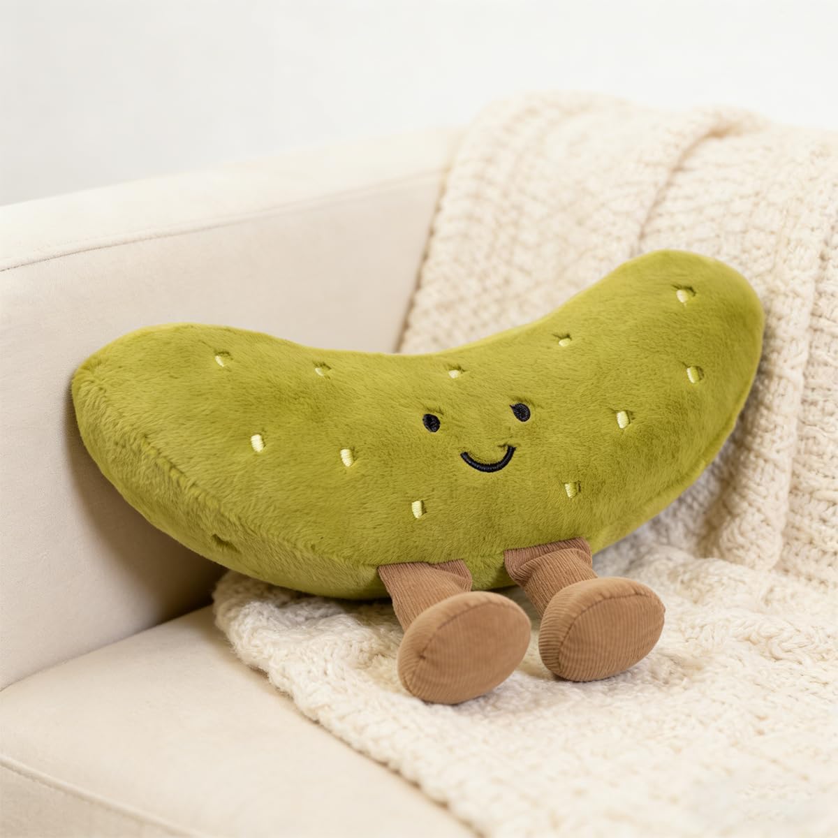 Zaxqerm potato plush pillow face with cute expression for cuddling