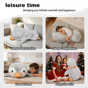 ZBLX 35-inch penguin provides cozy display in bedrooms and play areas.