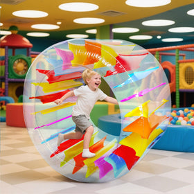 Zcaukya water wheel inflation seams indicate durability and leak-resistant performance