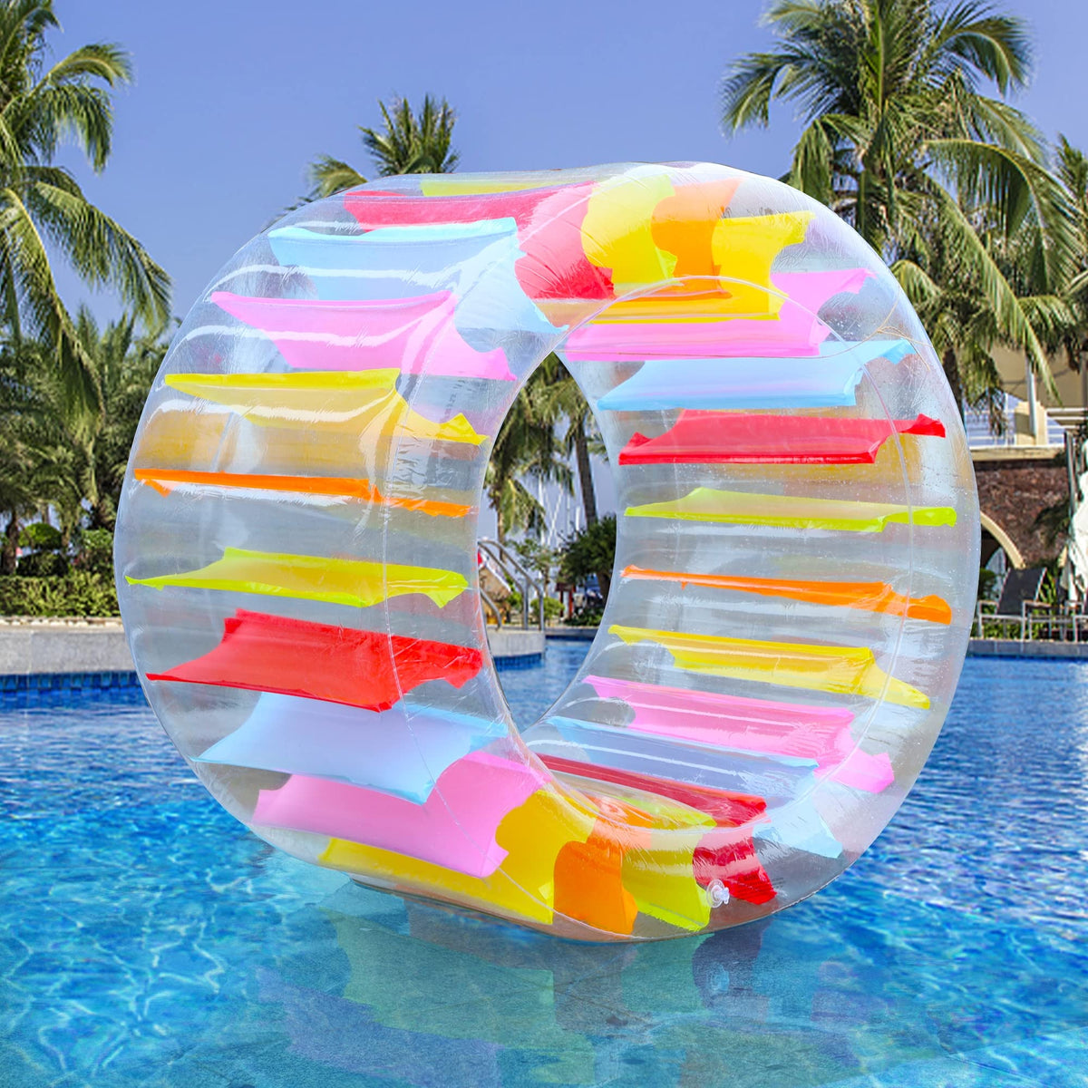 Zcaukya water wheel kids inside enjoy buoyant pool time and safe fun