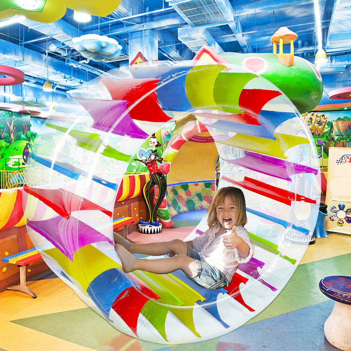 Zcaukya wheel used on water or ground for versatile summer fun.